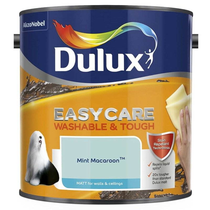 2.5L Dulux Mint Macaroon Easycare Matt Emulsion Paint | Pease of Garforth