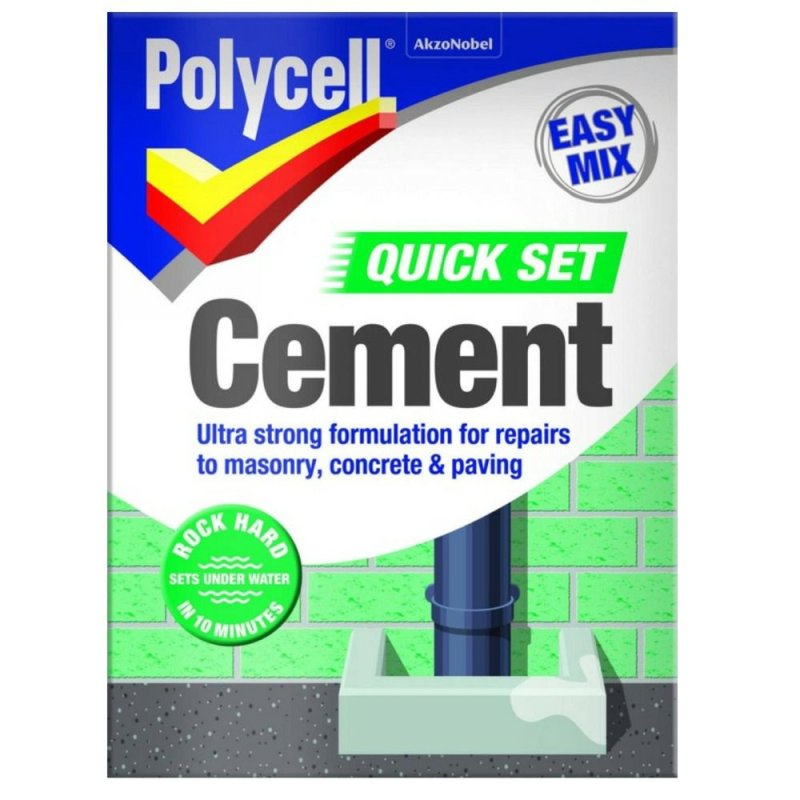2kg Polycell Quick Setting Cement | Pease of Garforth