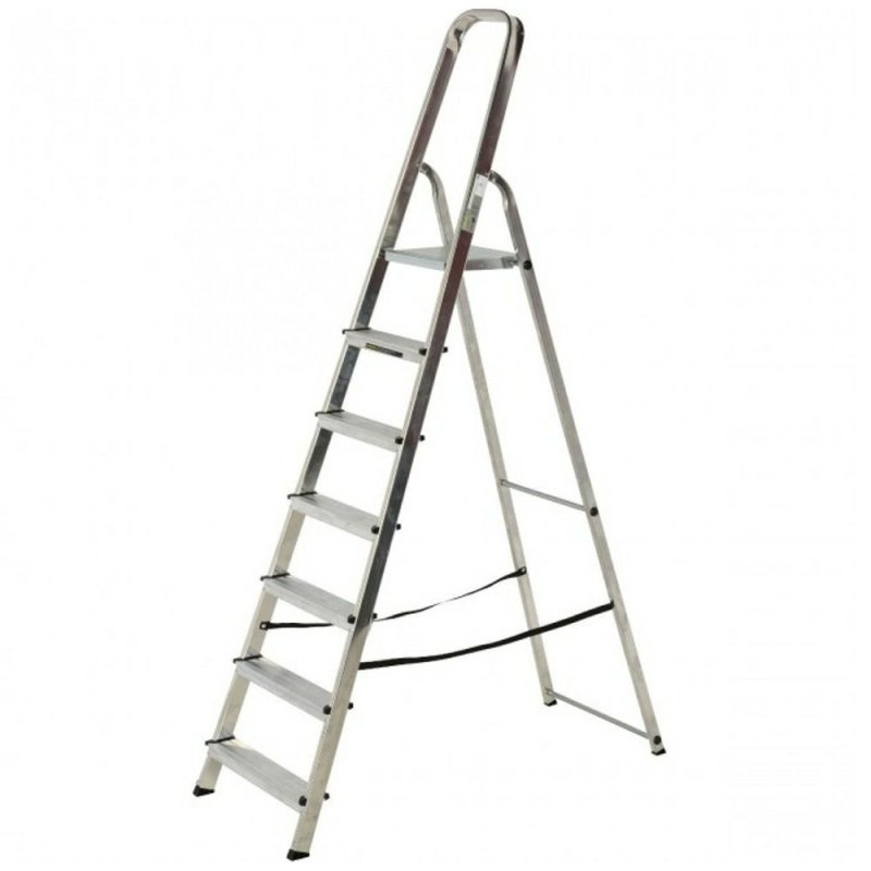 Youngman 7 Tread Aluminium Step Ladders | Pease of Garforth