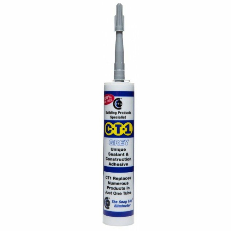 CT1 290ml Grey Silicone, Sealant & Grab Adhesive Pease of Garforth