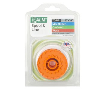 ALM Spule & Schnur Passend Für Qualcast/Worx Rasentrimmer - 5 M, 1,5 Mm, Ersatzteil Made In UK